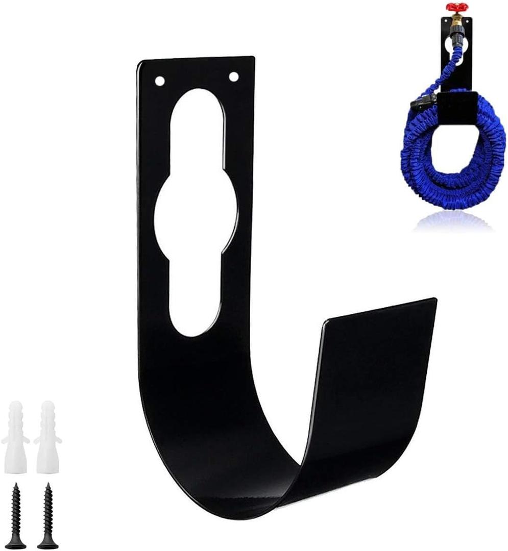 SupKing Hose Holder Wall Mount,Heavy Duty Garden Hose Hanger Reel Metal Hose Hooks Fit to100ft Expandable Watering Hose Storage SupKing Hose Holder Wall Mount,Heavy Duty Garden Hose Hanger Reel Metal Hose Hooks Fit to100ft Expandable Watering Hose Storage