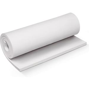 White Foam Sheets Roll, Premium Cosplay EVA Foam Sheet 8mm Thick,13.9"x39",High Density 86kg/m3 for Cosplay Costume, Crafts, DIY Projects by MEARCOOH