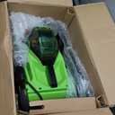 Greenworks 24V 13“ Brushless Cordless Lawn Mower with 4.0Ah Battery & Charger,Maintenance-Free Push Mower with 2-in-1 Mulch/Bag