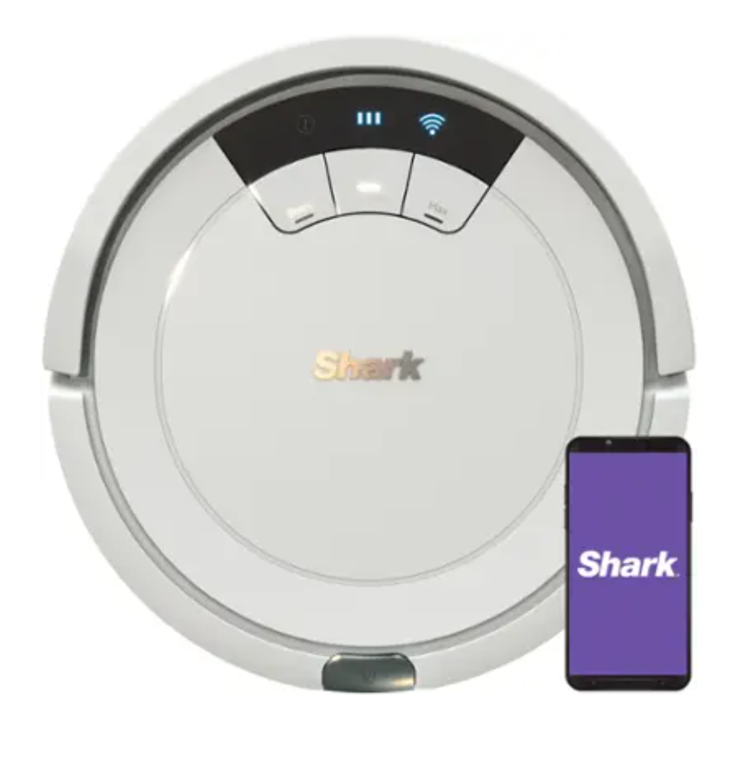 Shark - ION Robot Vacuum, Wi-Fi Connected - Light Gray RV763