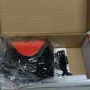 Cordless Wrist Massager for Carpal Tunnel Relief, Hand Massager with Heat, Heated Wrist Massager, Wrist Heating Pad for Pain Relief, Heated Wrist Wrap for Pain, With Red Light, 3 Heat & 3 Massage Modes, Black