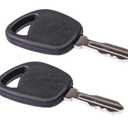 JEENDA (2) Ignition Keys GY20680 LVA17264 Compatible with John Deere 100 LA LT SST X Series 1026R L100 L110 L108 L111 L118 L120 L130 LA125 LA130 LA135 LT150 LT155 D110 1023E 1025R 1026R 2025R 2026R