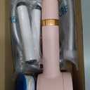 High Pressure Shower Head with Handheld, with Pause Switch 4 Spray Modes Water Saving Showerhead,Showerhead Set with Hose, Bracket and Cotton Filter, (pink)