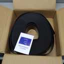 Vinyl Wall Base Baseboard Molding Trim 4" Flexible Self Adhesive Rubber Wall Base Moulding Trim Peel and Stick Design, 4 Inch x 100 Feet, Black Stone Grain