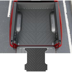 powoq 5.7FT Bed Mat Compatible with 2019-2026 Dodge Ram 1500 Bed Liner All Weather TPE Truck Bed Mat Replacement for 2019-2026 Dodge Ram 1500 Accessories (Truck Bed Mat)