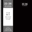 2025-2026 Planner - 9  11, from JUL. 2025 to JUN. 2026, Weekly and Monthly Academic Planner 2025-2026, Inner Pocket, Premium Paper, Twin-wire Binding, Make Your Life Productive - Black