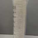 Amazon Basics Disposable Paper Cups for Hot and Cold Beverages, Leak-Proof, 10 ounces, White, 1000 Count