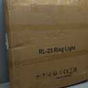 25 '' Ring Light Wall Mount with Phone Holder, Rotatable Triangle Boom Arm Overhead Light Stand for Photography Lighting Studio, Live Streaming, Salon, Barber Light, Beauty Tattoo Light