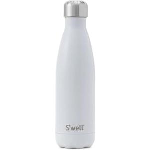 S'well Stainless Steel Water Bottle, 17oz, Angel Food, Triple Layered Vacuum Insulated Containers Keeps Drinks Cold for 36 Hours and Hot for 18, BPA Free, Perfect for On the Go