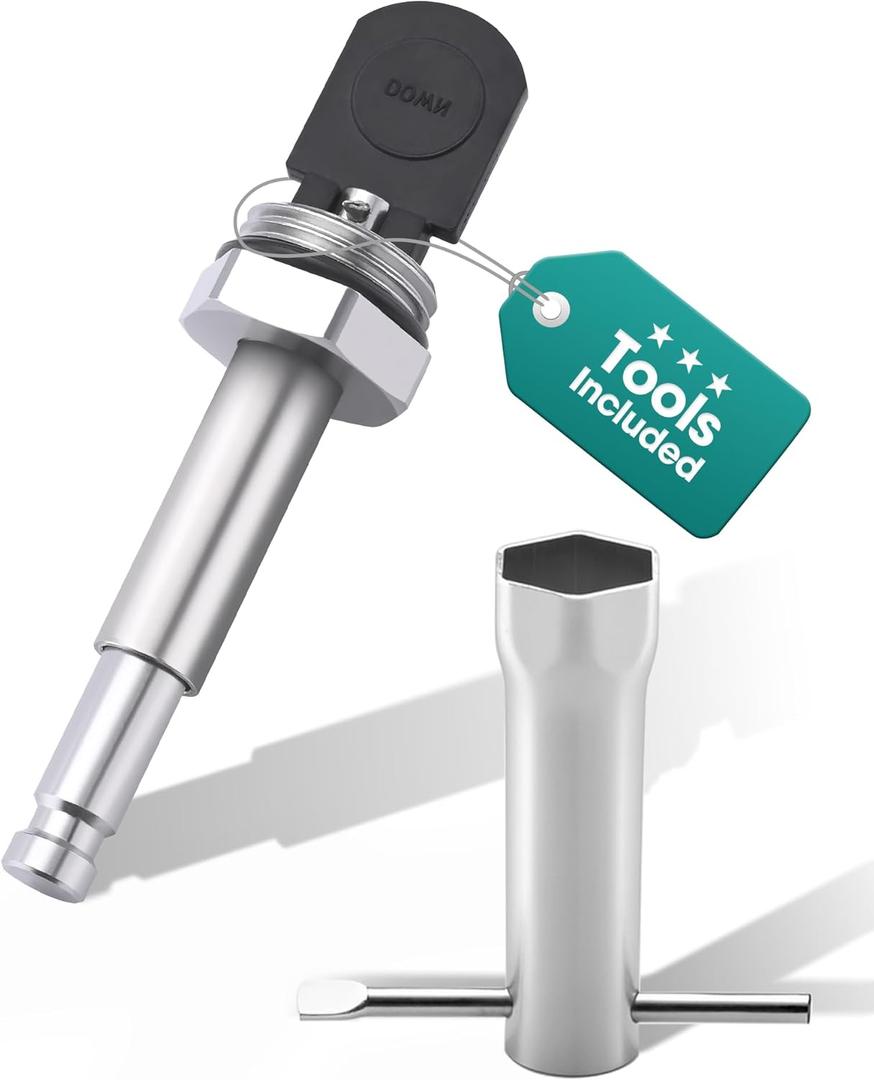 Renovation RP5649 Push Button Diverter for Delta Single Handle Tub & Shower Valve, 304 Stainless Steel Core with Installation Tool, Replaces RP5649