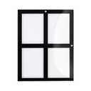 Picture Frame Collage  Rustic Black 4, Frame Display,Multiple Photo Collage Frames with Tempered Glass for Wall Mounting 1 Pack, 15.5x11.5 Inch