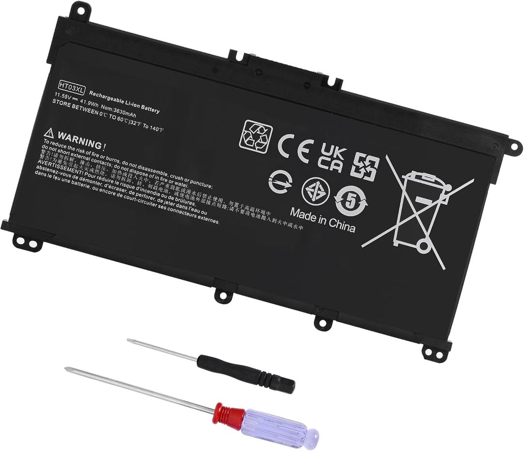 Hiweld HT03XL L11119-855 Laptop Battery Replacement for HP Pavilion 14-CE 14-CF 14-DF 15-CS 15-DA 15-DB 15-DW 17-by 17-CA Series 15-CS0053CL 15-DW0033NR 15-DA0014DX L11421-542 L11421-2C2