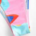 ZAFUL Womens High Cut Thong Bikini Set Swimsuits Cami String Sexy Bathing Suit (Small, 82_pink)