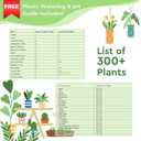 [Upgraded] Soil Moisture Meter, 4-in-1 Soil pH Tester, Moisture/Light/Nutrients/pH Meter for Gardening, Lawn, Farming, Indoor & Outdoor Plants Use, No Batteries Required, Gifts for Plants Lover (White)