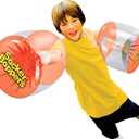 Socker Boppers Inflatable Boxing Pillows - One Pair Boppers Clear, Box and Bop, Durable Vinyl, Active Outlet that aids in Agility, Balance and Coordination, Safe Fun Indoor or Out, Great Gift