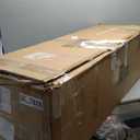  9 FT Pre-Lit Christmas Tree, Snow Flocked Hinged Xmas Tree with 1498 Branches Tips & 550 LED Lights, Metal Stand, Artificial Pine Lighted Holiday Tree for Home Office Decorations