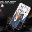 LETO for Samsung Galaxy A15 5G Wallet Case - Flip Folio Leather Kickstand - Credit Card Holder - Fashionable Flower Designs - Protective Phone Cover for Women and Girls - 6.5" - A Girl and Cat