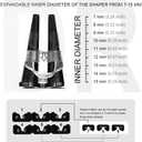 KOHEEL Nasal Dilator, Reduce Snoring and Improve Airflow, Anti Snoring Device with Various Sizes, Comfortable Nose Vents, Breathing Aids for Better Sleep and Exercise (6 Count)