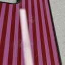 Aesthetic Pink Striped Pattern Case Compatible with iPhone 12,Geometric Vertical Stripes Phone Case,Custom Vertical Lines Protective Cases with Soft TPU Material for Women Girls (for iPhone 12)