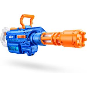 XSHOT Water Gatling Motor Soaker by ZURU, Motorized Blaster Watergun, Water Blaster, Water Toys, Fills with Water in just 1 Second, Rechargeable Battery.