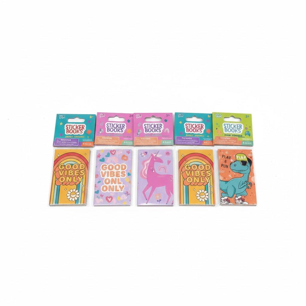 Sticker Books Set Of 5