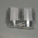 NPLUX 50 Pack Individual Cupcake Containers Plastic Cupcake Boxes Cupcake Holders Stackable Deep Dome Cupcake Carrier