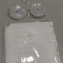 Reinforced Cat Screen Door,Fits Door Opening Size 34''x 81'',Thickened Cat Resistant Mesh Screen Door for Living Room,Kitchen,Bedroom,Cat Proof Screen with Zipper Closure. (U-Type,White)