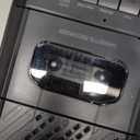 Portable Cassette Player Tape Recorder. Record to Cassettes via Mic or Aux in. Built-in Speaker to Listen to Cassettes. Includes External Mic, Aux in Cable and AC Adapter