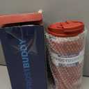 Frost Buddy Togo Buddy | 30 oz Stainless Steel Vacuum Insulated Tumbler | To Go Coffee Cup  Iced Coffee Cups, Iced Coffee Sleeve, Travel Mug, Thermal Cup for Hot & Cold Drinks, Dunkin Cup (Crimson)