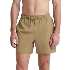 ODODOS Men's Athletic Shorts with Pockets 5" Quick Dry Lightweight Workout Gym Running Shorts, Tan, X-Large