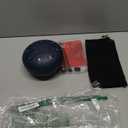 REGIS Steel Tongue Drum 6 Inch 8 Notes, Rain Drum Style Calming Percussion Instrument for Relaxation & Meditation, Musical Gift for Adults & Beginners(Navy)