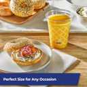Hefty Party Perfect Printed Clear Plastic Cups, 18 Ounce, 20 Count