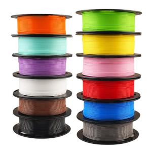 1.75Mm 3D Printer Normal Pla Filament 12 Bundle, Most Popular Colors, 500G Per Spool, 12 Spools Pack, Total 6Kgs Material With One Bottle Of 3D Printer Stick Tool Mika3D (12 Spools - White, Black, Grey, Brown, Sapphire Blue, Red, Lime Green, Yellow, Orange, Pink, Purple, Cyan)