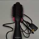 REVLON One-Step Volumizer Hair Dryer and Styler  Easy Salon-Style Blowouts  Less Frizz, More Shine, and Reduced Heat Damage, for All Hair Types and Lengths (Black) (1.0 VOLUMIZER)