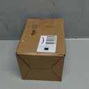 Thyle Christmas Gift Basket Empty Wrapping Set, Red Small Xmas Bamboo Woven Handle Basket with Transparent Gift Bag and Plaid Bow with Bell for Christmas Gifts Holiday Party Decor, 7"x 5" x 4"