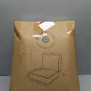 Honeycomb Outdoor Deep Seat Patio Cushion Cover, 24 x 23, Heritage Bone Replacement Slipcover for Outdoor Furniture