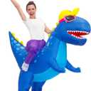 Decalare Inflatable Costume For Adults, Inflatable Dinosaur Costume, Halloween Costumes For Men/Women,Funny Blow up Costumes
