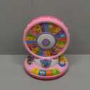 Toys for 1 2 3 Years Old Boys Girls, Musical Spin & Sing Alphabet Zoo with Lights & Sounds, Learning Educational Toys for Toddler 1-3, Christmas Birthday Gifts for Baby Kids Age 6-9-12-18 Months (Pink)