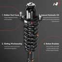 A-Premium Rear Complete Struts Compatible with Toyota Corolla [1.8L] 2014-2019 - 2x Replacement Suspension Shock Absorber with Coil Spring Assembly