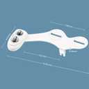YASFEL Bidet Attachment for Toilet, Self-Cleaning Bidet Sprayer Non-Electric Dual Nozzle for Feminine/Posterior Wash Bidet Toilet Attachment with Pressure Controls (White)