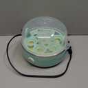 Elite Gourmet EGC115M Easy Egg Cooker Electric 7-Egg Capacity, Soft, Medium, Hard-Boiled Egg Cooker with Auto Shut-Off, Measuring Cup Included, BPA Free, Retro Mint