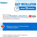 W10404050 W10238287 Lid lock for Maytag Centennial Washer Kenmore Washer Whirlpool Cabrio Washer Lid Lock Replacement Parts Lid Switch Replacement Door Latch Top Load Washing Machine Parts