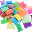 Veemoon Boys Girls Art Craft 36 Air Dry Clay Kit Soft Modeling Clay Set Storage Bag Promote Creative Thinking Motor Skills