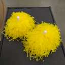 Plastic Cheerleading Pom Pom for Spirit Squadsikit Rooters, Cheering Teams, 2 Pcs