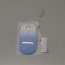 RAPIQUE Bluetooth Wireless Mouse - (BT5.1+USB) Dual Connectivity, Quiet Click, Low Power, and 1600 DPI, Portable Cordless Mouse for Laptop, MacBook Pro/Air, iPad (Gradient Sky Blue)