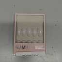 Glamnetic Press On Nails - Hailey | Glossy, Semi-Transparent, Short Almond Fake Nails, Salon Quality | 15 Sizes - 30 Nail Kit with Glue