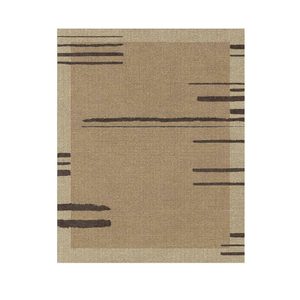 Carpet, Anti Slip Asymmetrical Lines  Living Room Rug for Living Room Farmhouse Outdoor Size 8'×10'