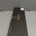 24 Inch Glass Bathroom Shelves,Brushed Nickel Floating Shelves for Wall Rectangular Modern Stainless Steel Glass Shelf for Bathroom Shelves Wall Mounted (24"with railing)