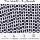 WARHORSEE Mens Casual Button Down Dress Shirts Long Sleeve 4-Way Stretch Collared Printed Business Work Shirt (Gray, M)