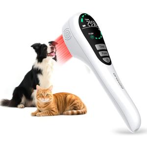 GOYOJO Cold Laser Therapy for Dogs Red Light Device with Stand, 650nm*14, 808nm*4 & 980nm*2 Red & Infrared Light for Joint Support, Mobility & Skin Wellness in Pets